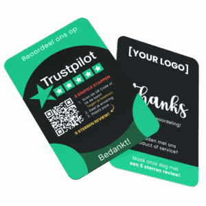 gepersonaliseerde nfc review kaart trustpilot