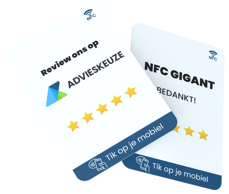 gepersonaliseerde nfc review kaart advieskeuze