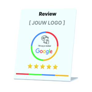 nfc display bord google review (gepersonaliseerd)